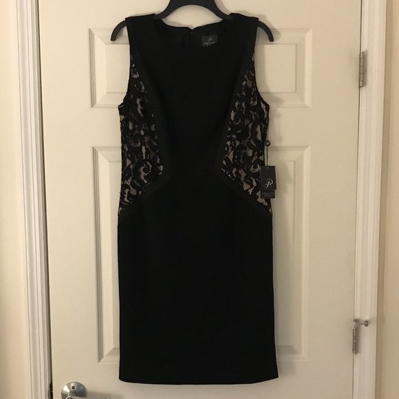 Adrianna Papell Dresses & Skirts - ADRIANNA PAPELL SLEEVELESS PARTY/COCKTAIL DRESS Size 10 in Color BLACK/NUDE